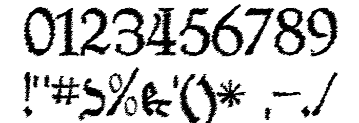 SchneiderBuchDeutschTrashFree Font OTHER CHARS