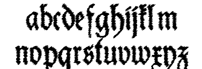SchneiderBuchDeutschTrashFree Font LOWERCASE