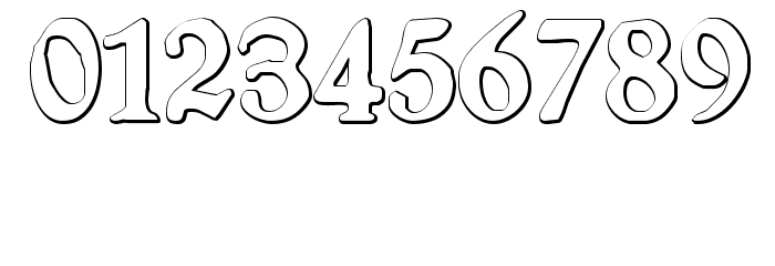 Schneidler Halb Fette Beveled Font OTHER CHARS