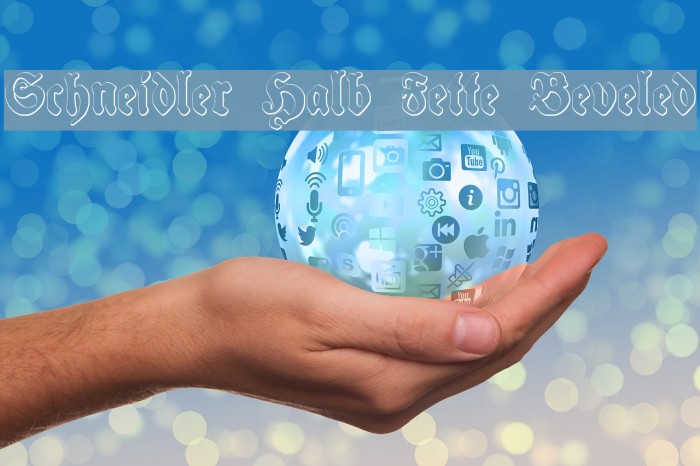 Schneidler Halb Fette Beveled Font examples