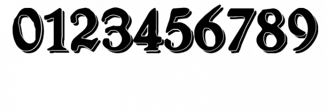 Schneidler Halb Fette Shadow Font OTHER CHARS