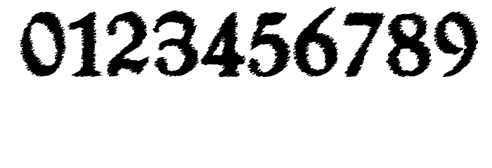 Schneidler Halb Fette Trash Font OTHER CHARS