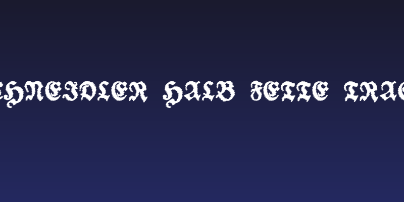 Schneidler Halb Fette Trash Social Header