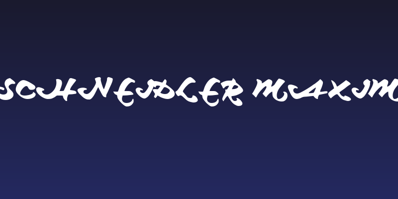 Schneidler Maxim Social Header