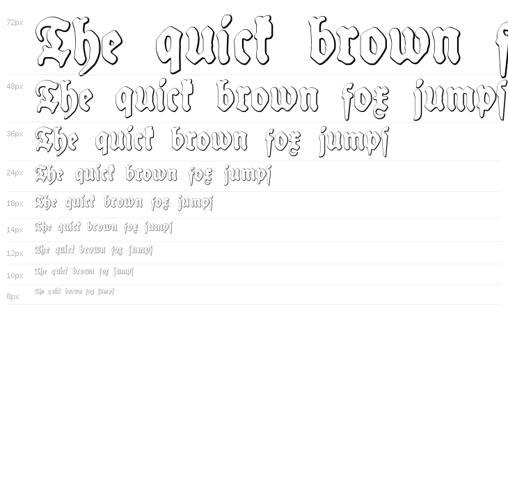 SchneidlerHalbFetteBeveled Waterfall