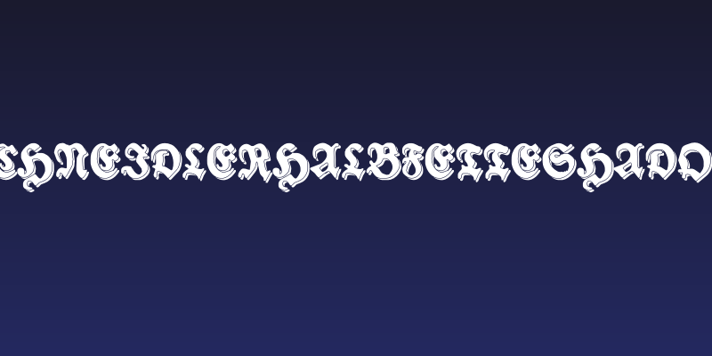 SchneidlerHalbFetteShadow Social Header