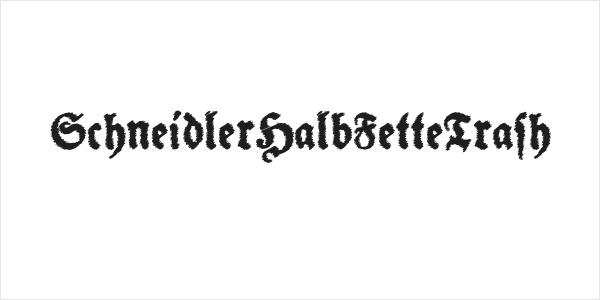 SchneidlerHalbFetteTrash Logo