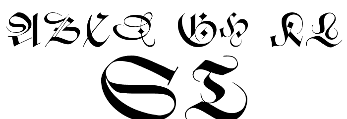 SchneidlerInitialen Font LOWERCASE