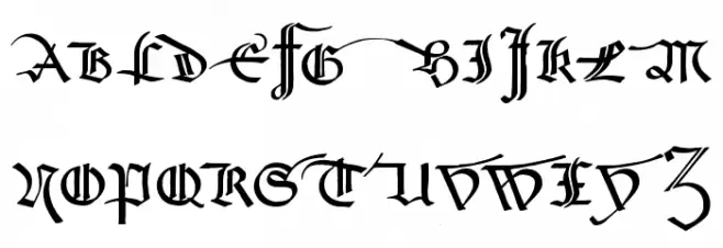 SchneidlerSchwabachInitials لخطوط تنزيل الأحرف الكبيرة