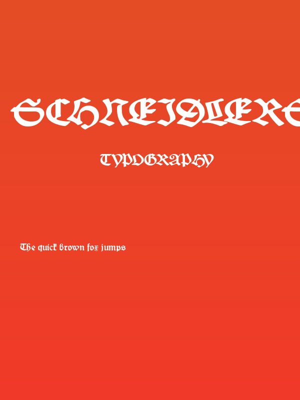 SchneidlerSchwabacher Poster