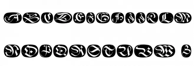 SchneidlerSolitairesRound Schriftart Groß