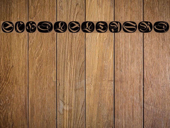SchneidlerSolitairesRound Font examples
