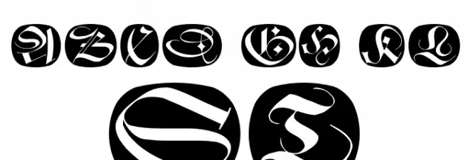 SchneidlerSolitairesRound Font LOWERCASE