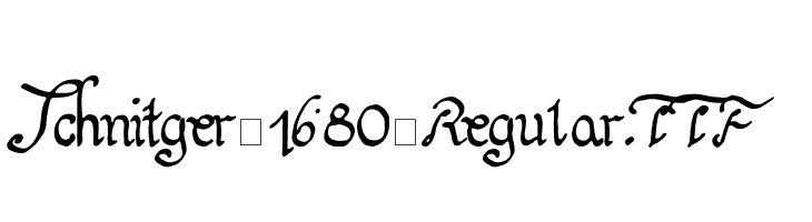 Schnitger_1680_Regular.TTF لخطوط تنزيل
