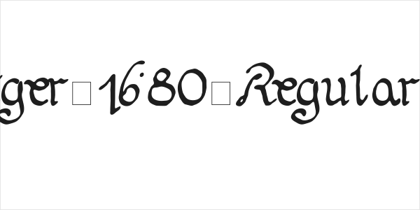 Schnitger_1680_Regular.TTF Logo