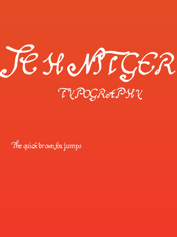 Schnitger_1680_Regular.TTF Poster