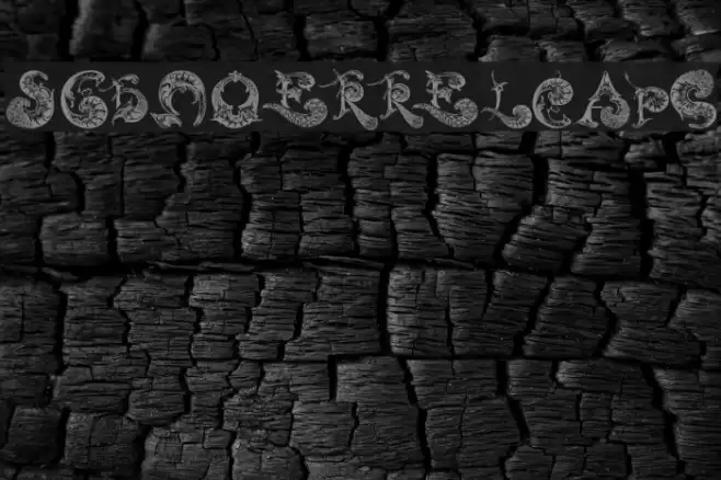 SchnoerkelCaps Font examples