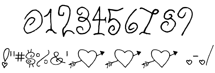 Schnookums Font OTHER CHARS