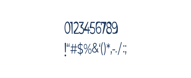 SchoenmakerRegular Other Characters