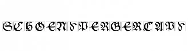 SchoenspergerCaps  Frei Schriftart Herunterladen