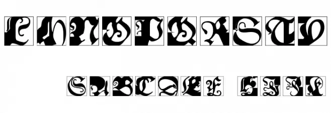 SchoenspergerCaps Font OTHER CHARS