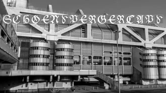 SchoenspergerCaps Font examples