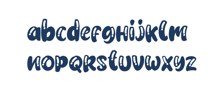 Schofield Outline Lowercase