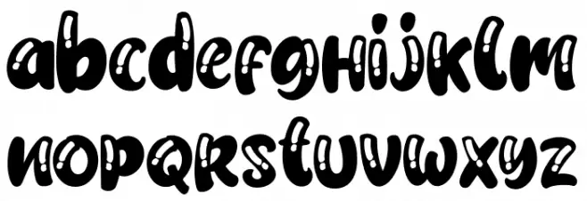 Schofield Outline फ़ॉन्ट लोअरकेस