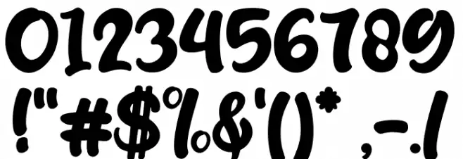 Schofield Font OTHER CHARS