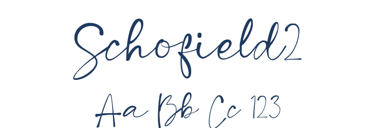 Schofield2 Font Preview