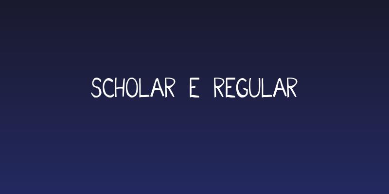Scholar E Regular Social Header