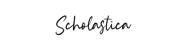 Scholastica  フリーフォントのダウンロード