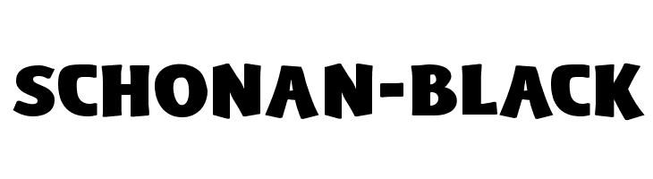 Schonan-Black  Frei Schriftart Herunterladen