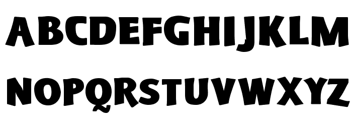 Schonan-Black Font LOWERCASE