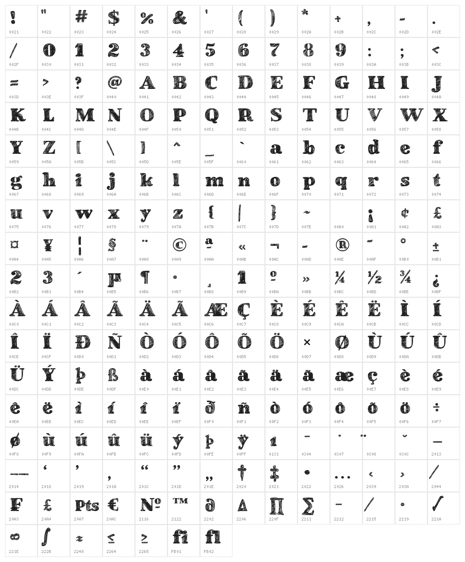 School Book New Character Map