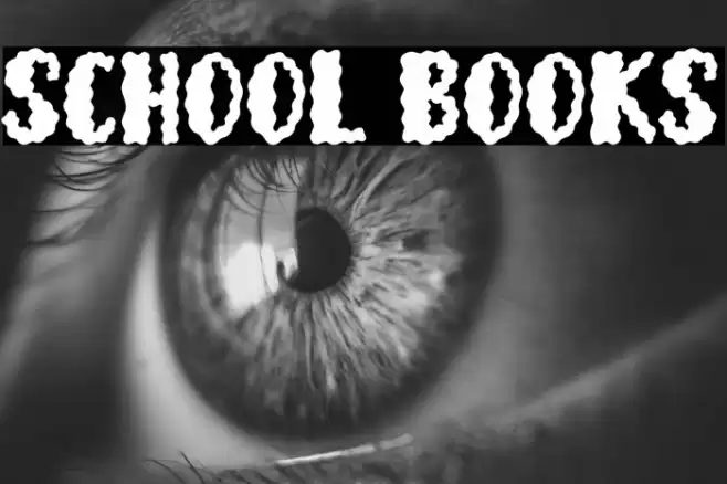 School Books Font examples