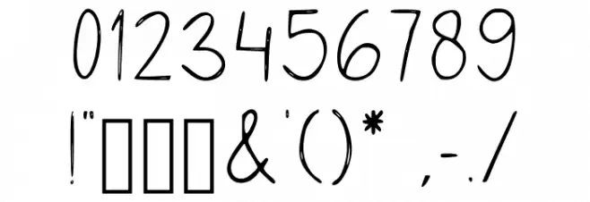 School Build Regular 字体 其它煤焦