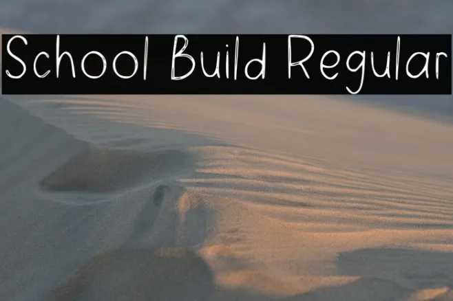 School Build Regular Example 2