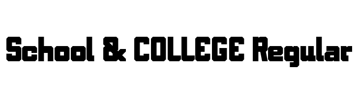 School & COLLEGE Regular  لخطوط تنزيل