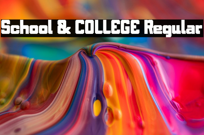 School & COLLEGE Regular Example 3
