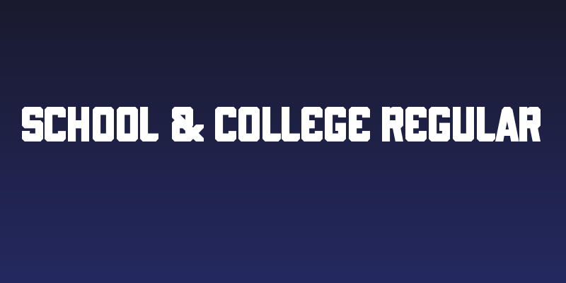 School & COLLEGE Regular Social Header