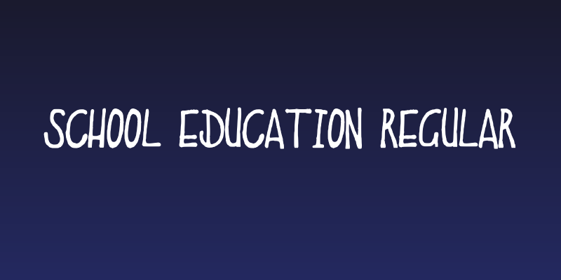 School Education Regular Social Header