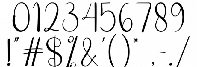 School Handmade フォント その他の文字