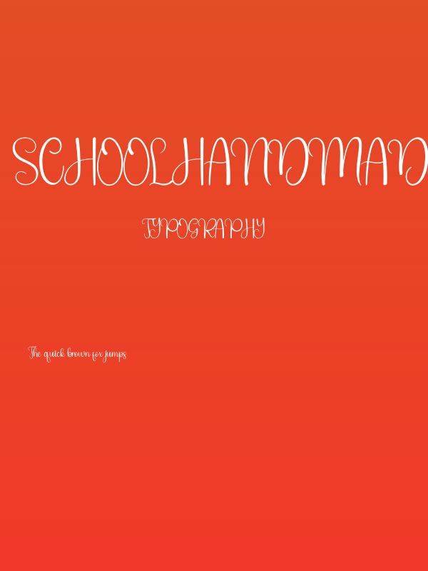 School Handmade Poster