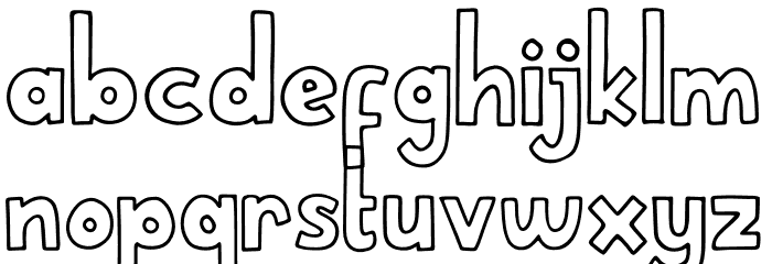 School Holic 1 School Holic 1 Font LOWERCASE