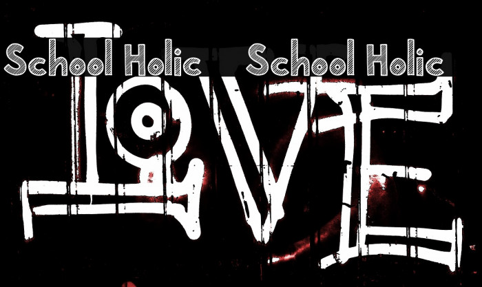 School Holic 2 School Holic 2 Font examples