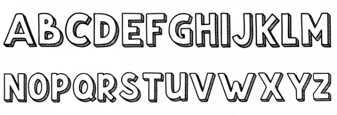 School Holic 5 School Holic 5 Schriftart Groß