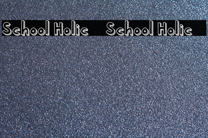 School Holic 5 School Holic 5 Font examples