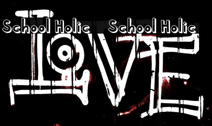 School Holic 6 School Holic 6 Font examples