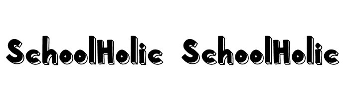School Holic 7 School Holic 7 Font